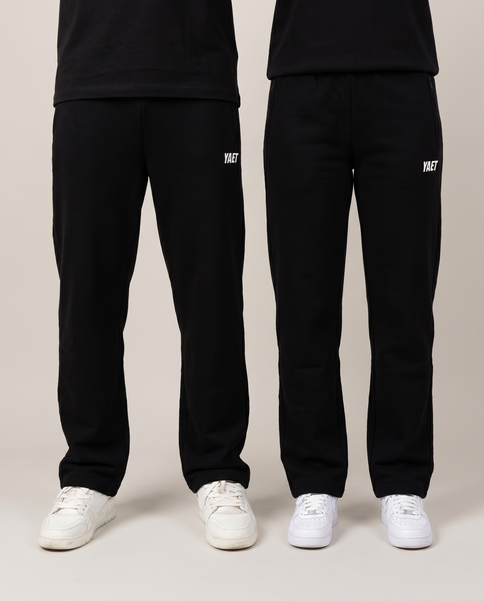 YAET Jogger Open Leg – männliches und weibliches Model